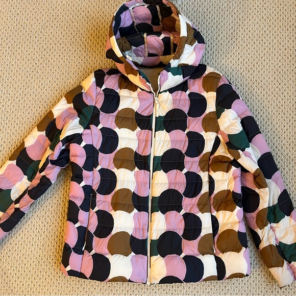 UNIQLO x MARIMEKKO Ultra Light Down Jacket Parka Coat L bubble quilted packable - Picture 2 of 9
